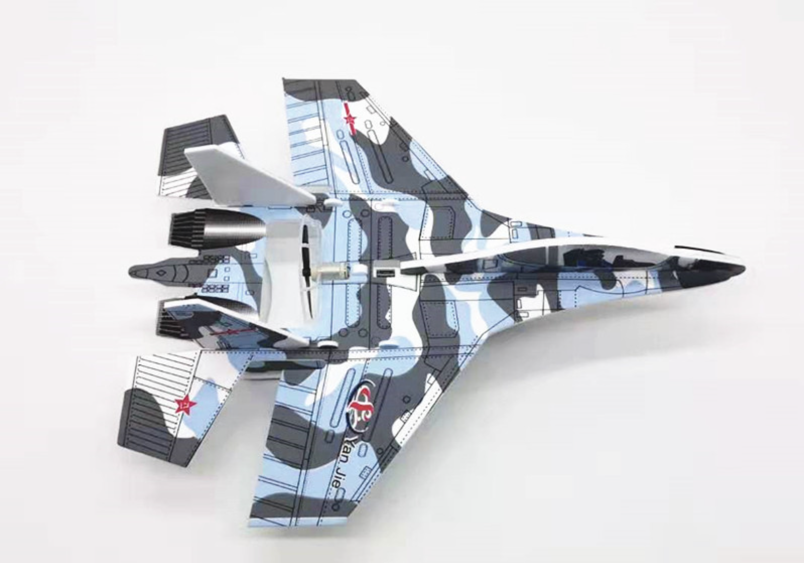 兆飞 新款玩具电动苏27战斗机遥控飞机泡沫手抛无人滑翔回旋航模详情9