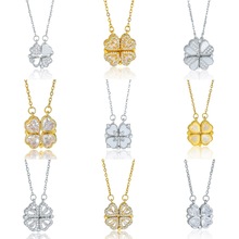 This is a unique new design pendant with a Japanese and Korean style, featuring cherry fruits and zircon. It is a stylish titanium steel necklace pic 15