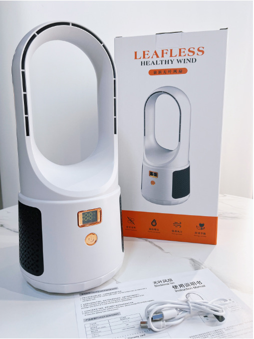 Wholesale of new desktop bladeless fans, desktop USB cooling fans, vertical tower fans, and charging fans for children and mothers pic 1