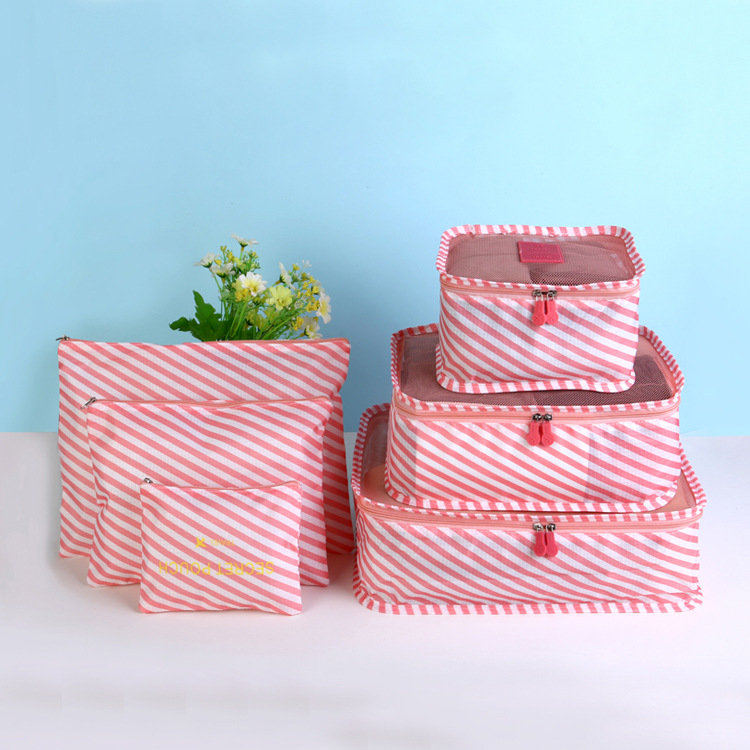 Travel seven-piece set storage bags, thickened luggage and clothing classification and organization storage bags for business trips and travels, wholesale from manufacturers pic 22