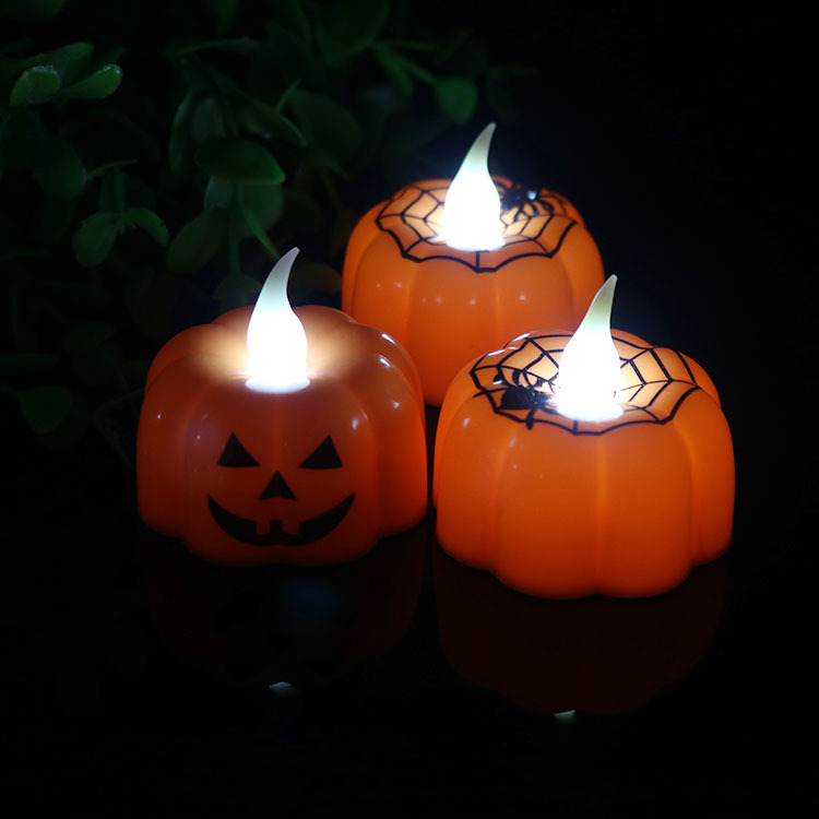 Halloween pumpkin lanterns, Ghost Festival decorative props, luminous night lights, candles, wind lanterns pic 9