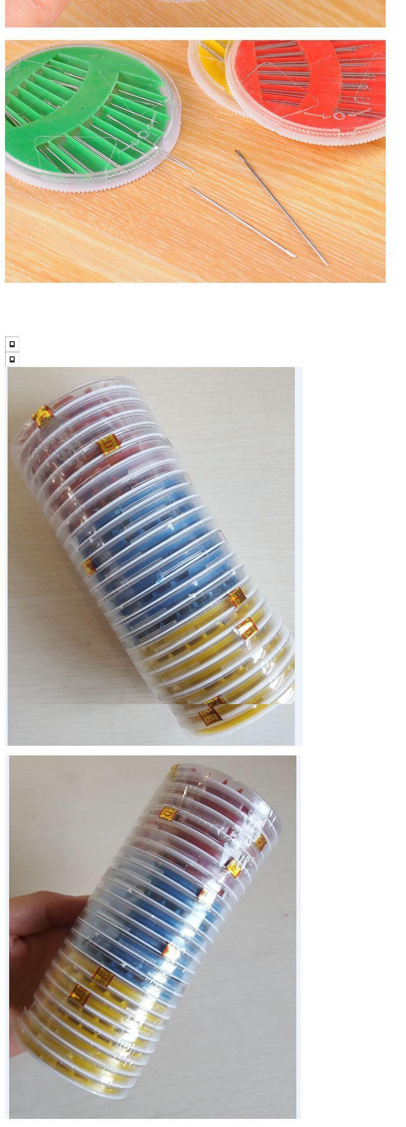 针线批发家用针线盒套装圆盘针盒缝衣针手缝针针迷你便携收纳盒详情5