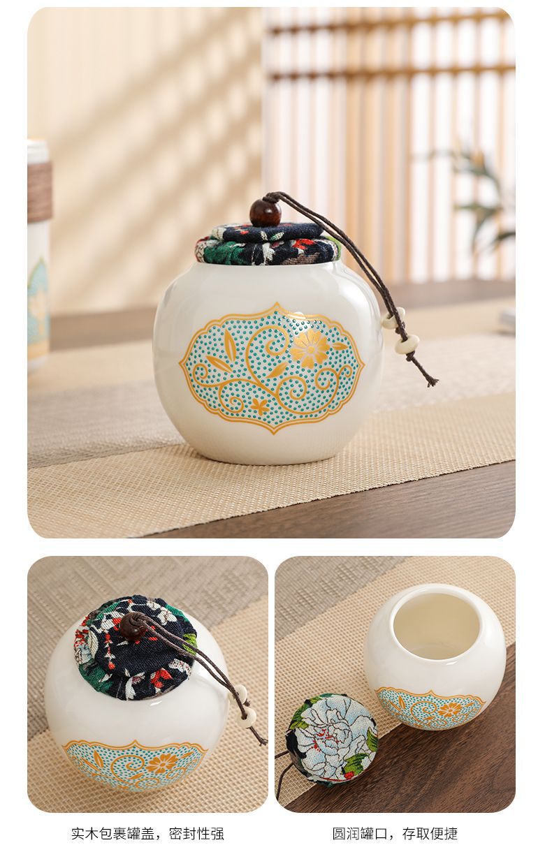 Travel tea set, outdoor portable ceramic quick customer cup, business gift, company event practical souvenir pic 15
