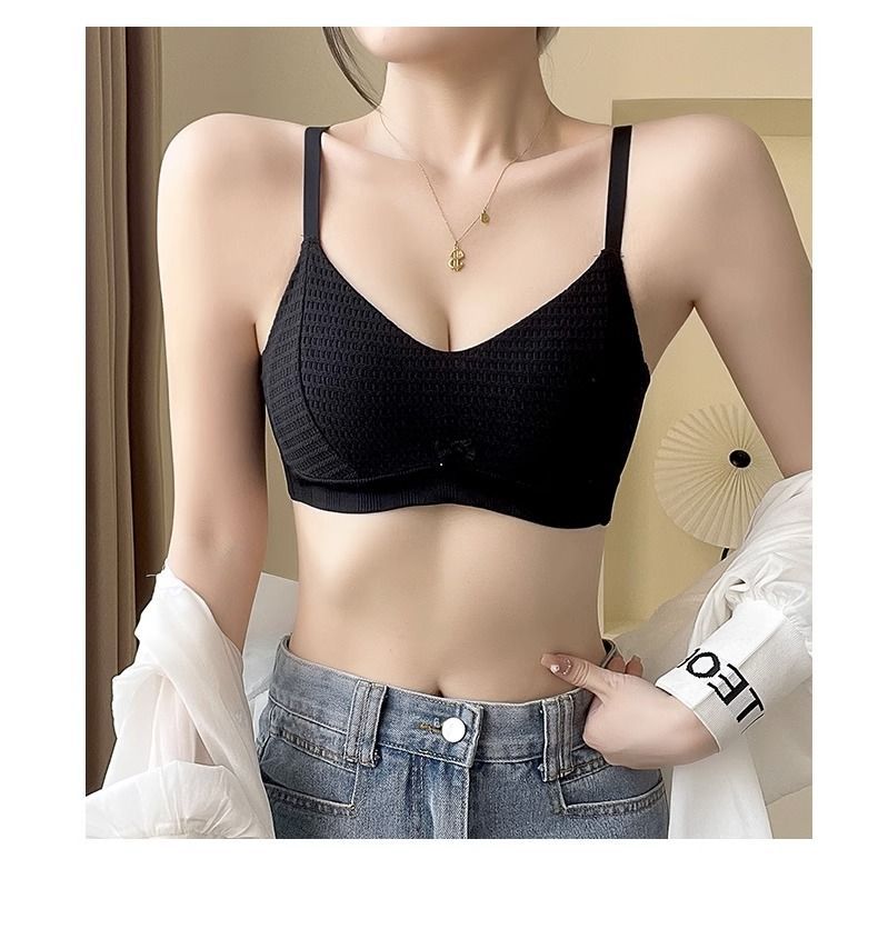 舒适内衣女小胸聚拢胸罩收副乳防下垂夏季薄款少女学生无钢圈文胸详情20