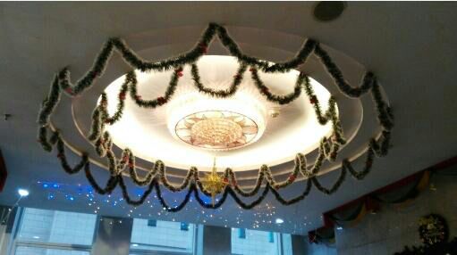 9 cm and 2 meters long dark green encrypted color strips, Christmas wool strips, decorative ribbons, rubia, wedding and festival decoration manufacturer pic 15