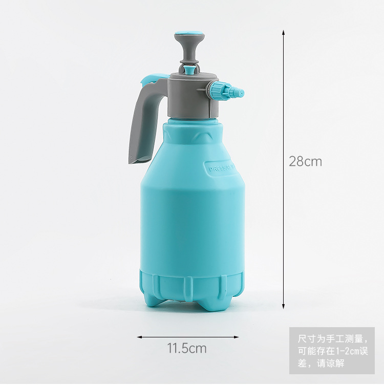 Watering can, manual pneumatic thickened dark green 3L large sprayer, watering can, gardening tool pic 1