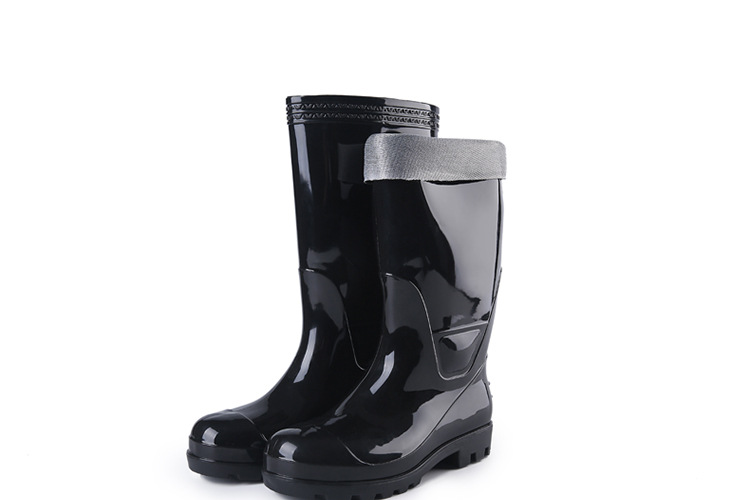 钢头防砸高筒防护雨鞋男1801高帮三防劳保鞋护脚工作雨靴水鞋胶鞋详情19