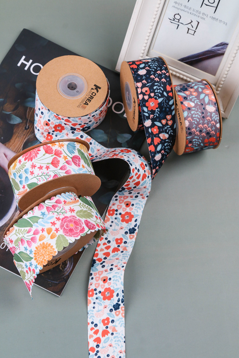 Chinese-style, national trend, lace, small floral, floral, green leaf hair accessory materials, gifts, fresh flower packaging, shoes, flowers, straw hats, bows, floral ribbons pic 7