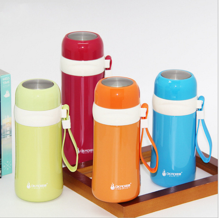 HUFA304 stainless steel outdoor sports vacuum lifting rope portable student leisure insulated water cup pic 10