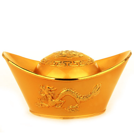 Gold ingot ornaments pic 2