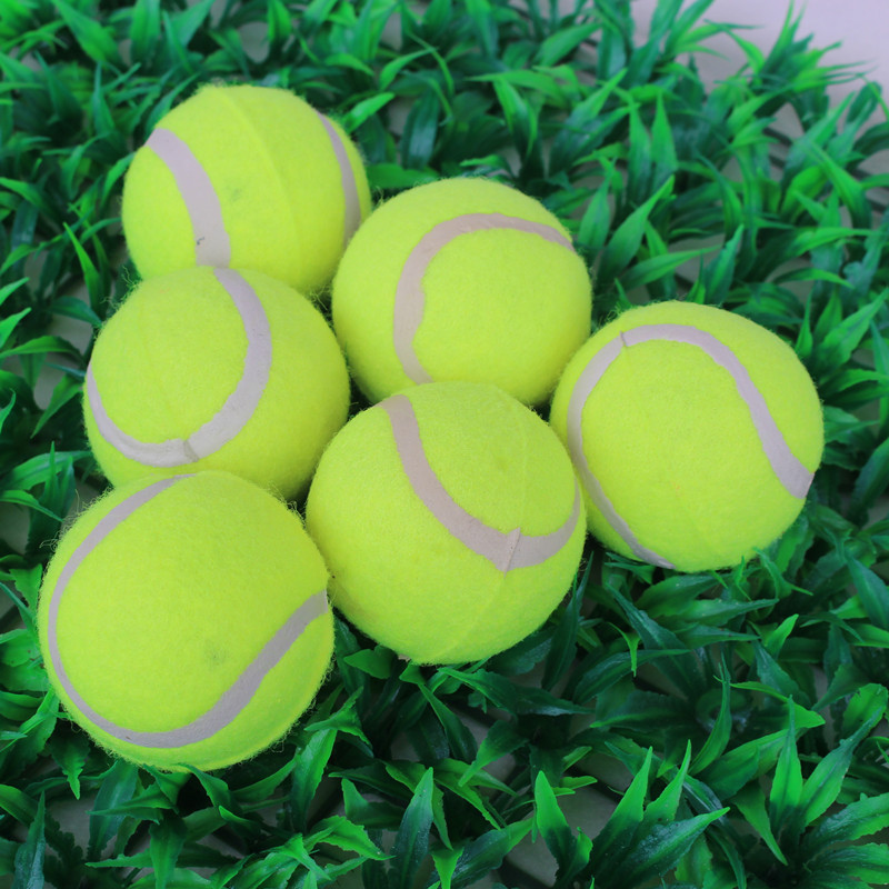 Pet tennis toys, micro-elastic rubber balls, dog biting and throwing training interactive tennis toys, training supplies pic 8
