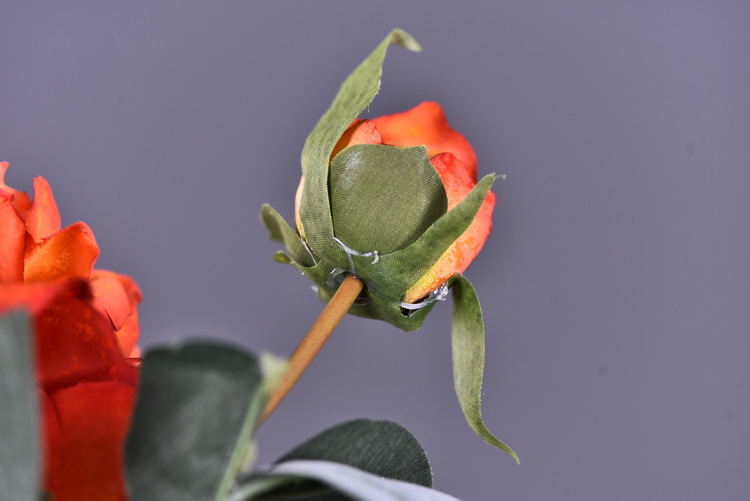 Factory direct sales of 2 simulated peonies, retro charred edge simulated peonies, soft decoration floral art for living rooms, lobbies and homestays pic 12