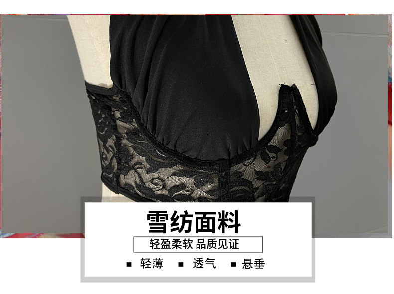 女士腰封外搭外穿黑色背带束腰性感背心装饰潮流朋克风吊带配衣服详情13