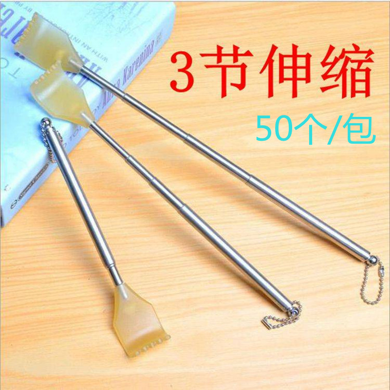 Four-section telescopic stainless steel horn scratcher, back steel pipe scratcher, no need for gifts pic 2