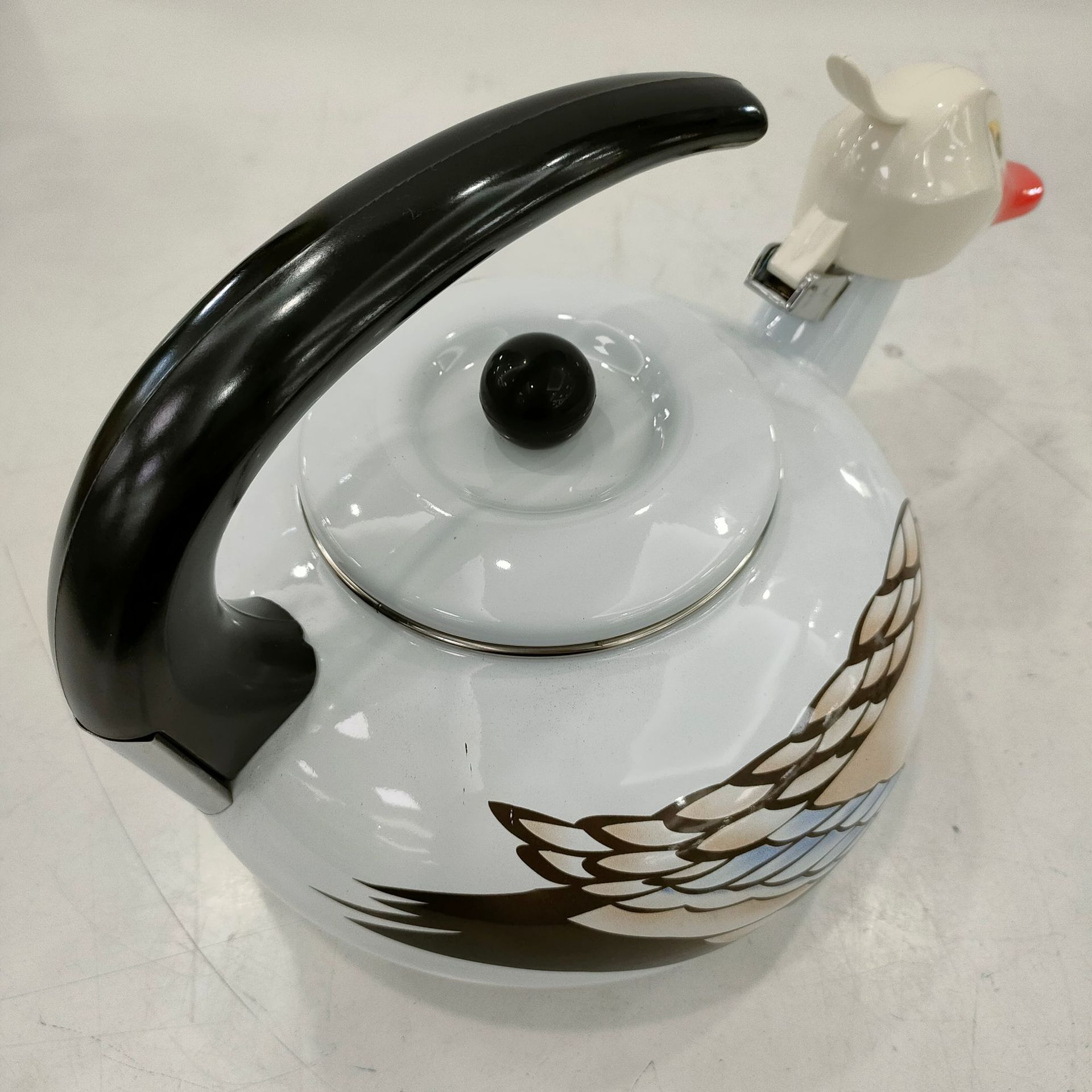 2.8L large-capacity White duck call kettle, Mingyin kettle, induction cooker, gas stove, universal enamel and enamel kettle in stock pic 9