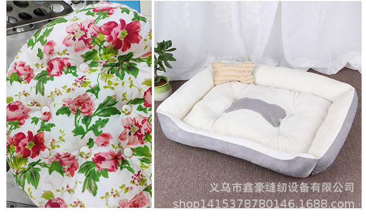 Thick material round hole seat cushion machine, cushion reclining chair cushion, throw pillow machine, point ordering and rounding machine pic 5