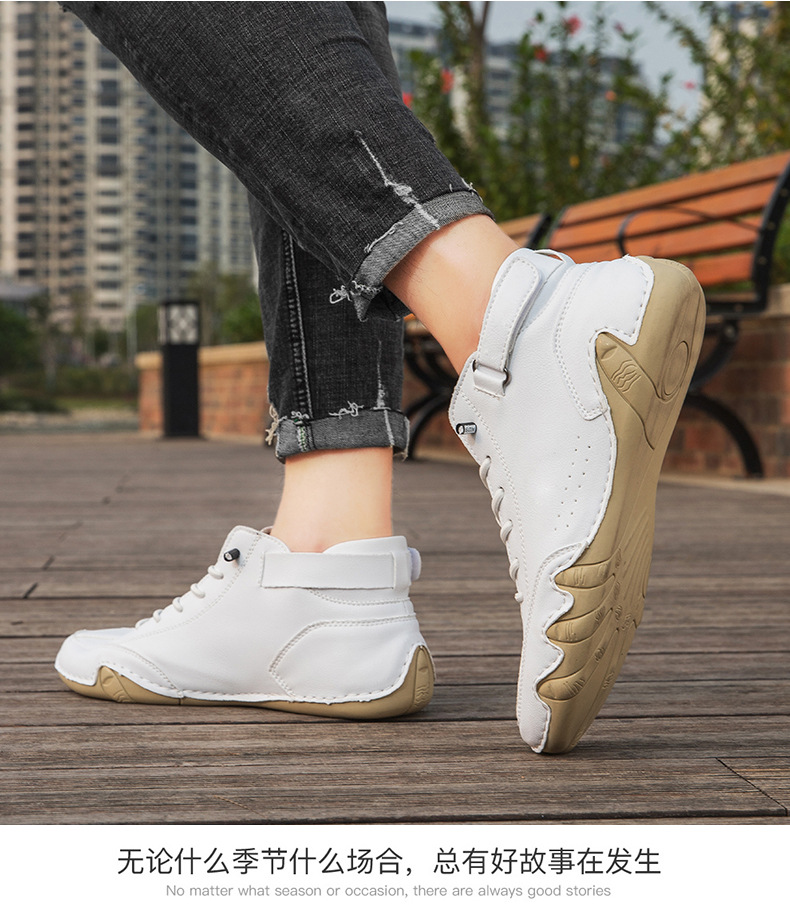 亚马逊热销马丁靴秋冬季跨境爆款高帮八爪鱼男鞋男士休闲短靴子详情14