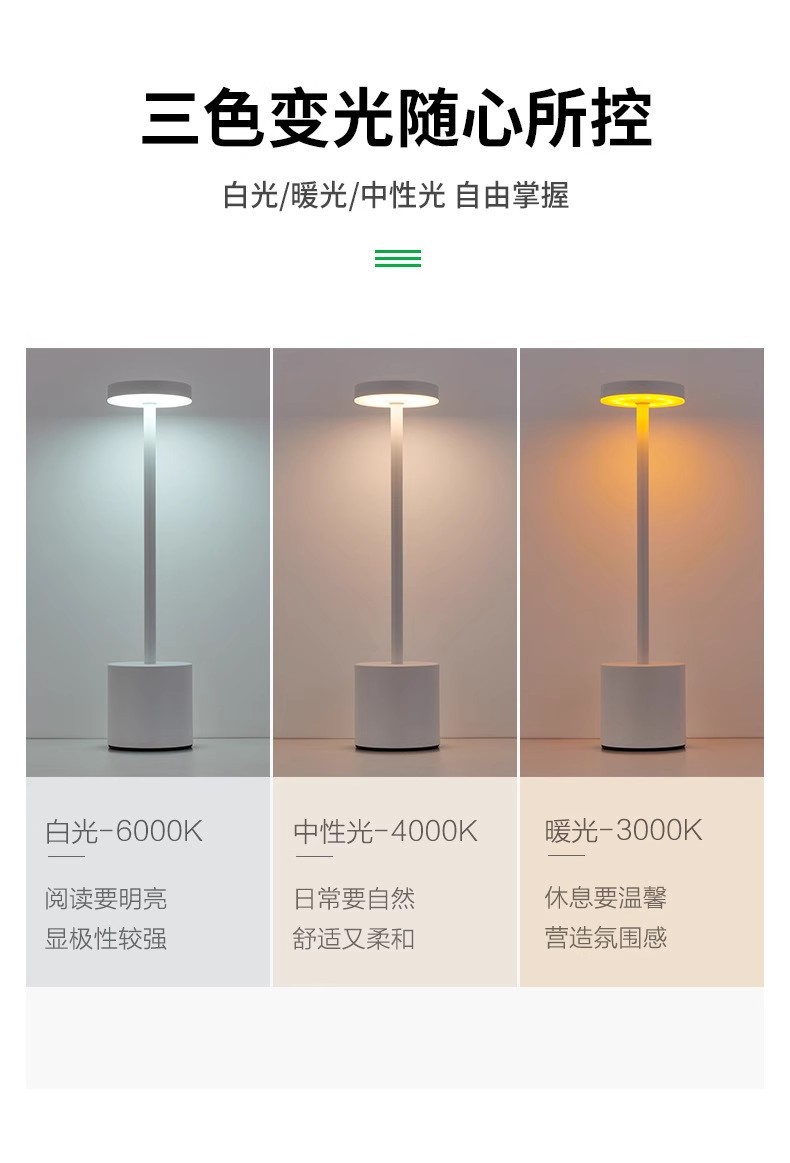 跨境产品北欧简约工字台灯充插两用餐厅桌面酒吧氛围灯床头小夜灯详情10