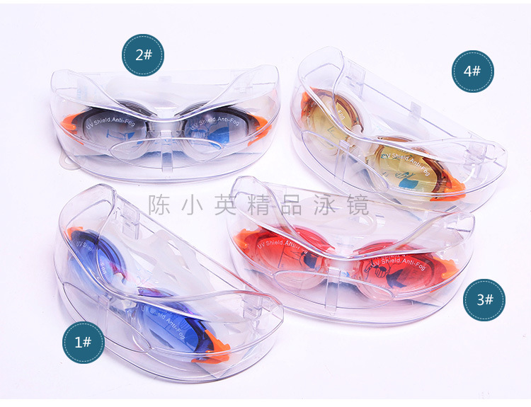 Factory direct sales of adult anti-fog swimming goggles, high-end electroplated wear-resistant swimming goggles, silicone swimming glasses wholesale pic 4