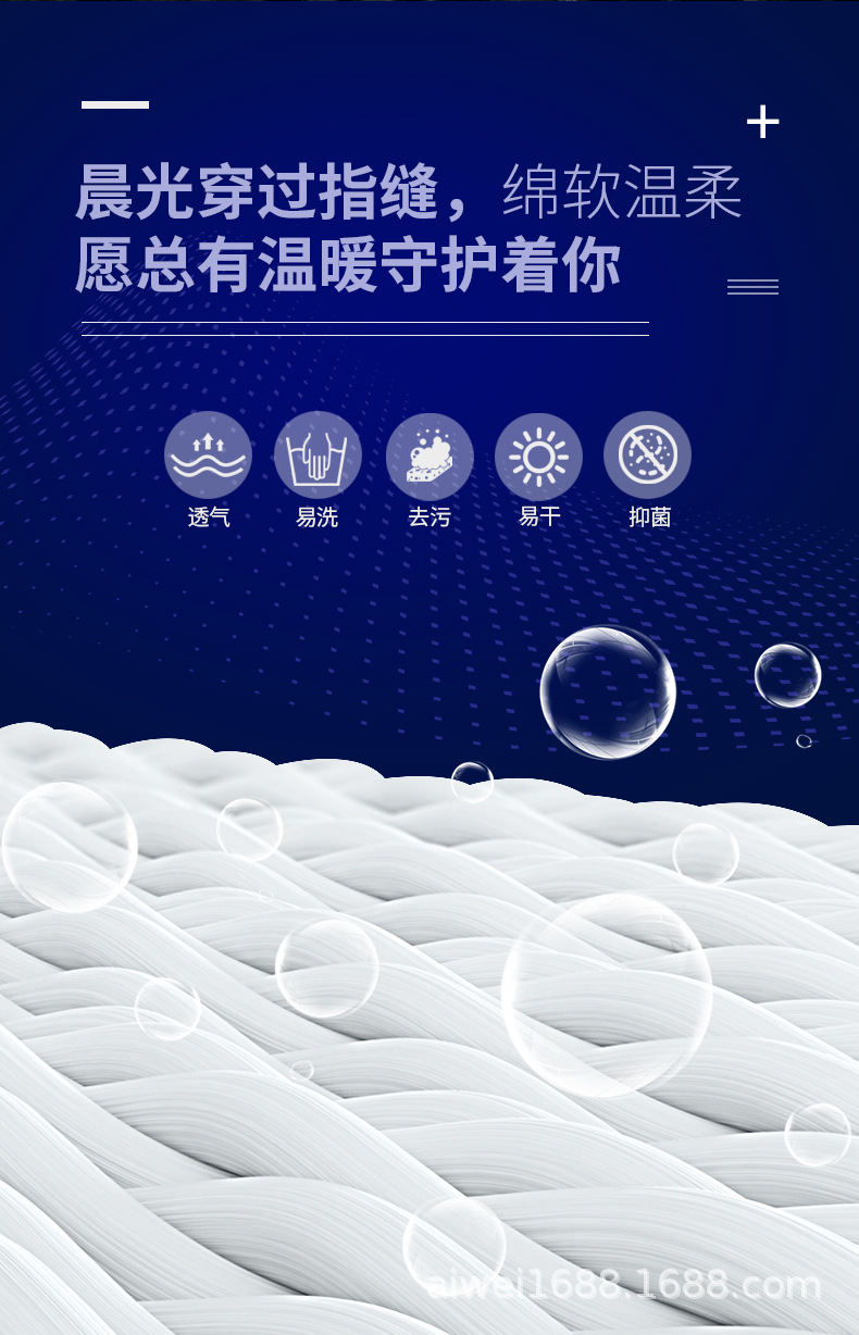 Pure cotton honeycomb absorbent thickened cloth, all-cotton waffle kitchen cleaning dishcloth, towel, scouring pad, square towel, face towel pic 5