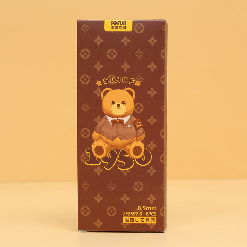 The ST pen tip is extremely smooth. The front of the pen is made of metal and features a ZF2659 illustrator in collaboration with Nandy Bear pic 3