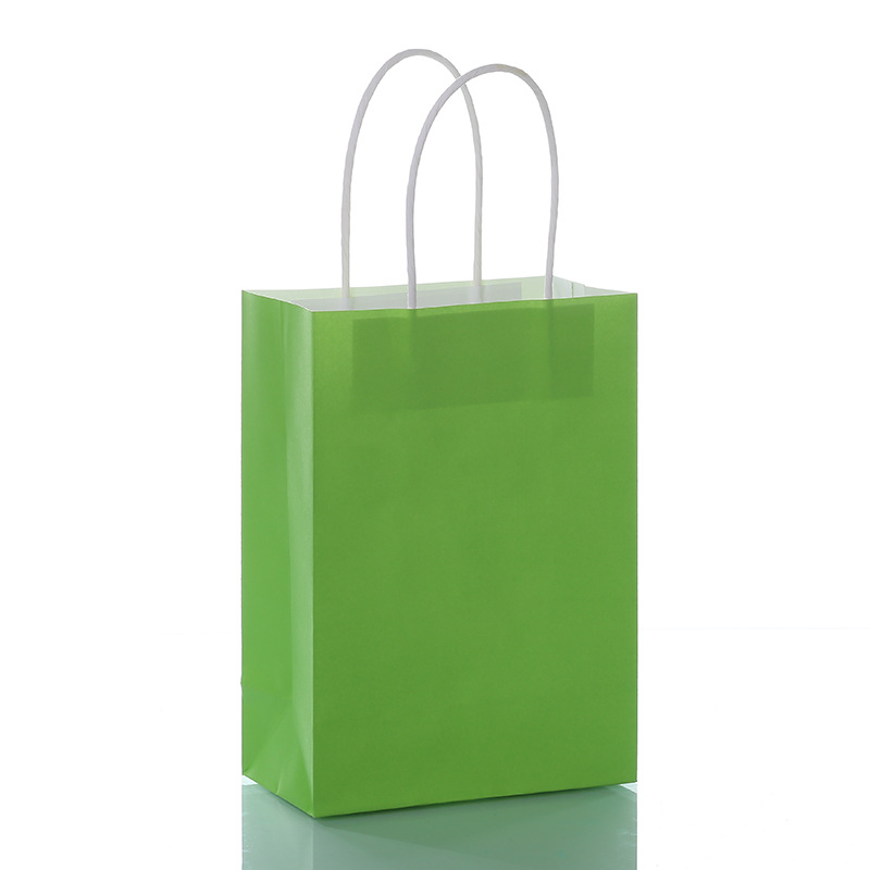 Customized eco-friendly high-end kraft paper gift bags, export kraft paper bags, general clothing packaging handbags pic 36