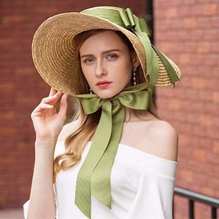 2023 New style denim hat for women, hollowed-out and foldable papyrus, Western denim hat, European and American cross-border trade straw hat pic 20