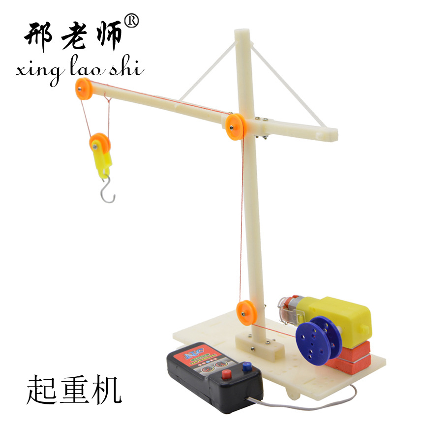 Homemade cranes, homemade hoists, tech gadgets, diy toy models, educational toys pic 9