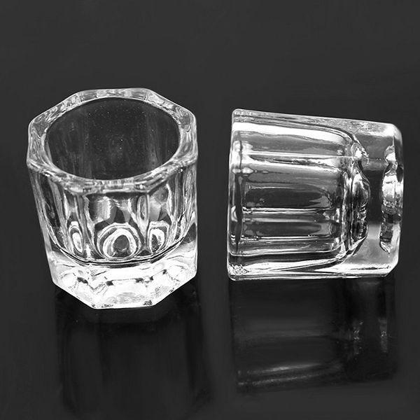 Wholesale of special glue cups for grafting, nail removal water cups, thickened crystal glass cups, and eyelash extension auxiliary tools pic 5