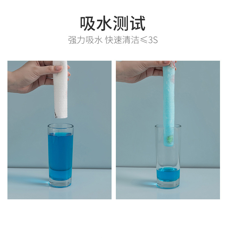 Wholesale absorbent and thickened kitchen paper, dry and wet dual-purpose, non-stick, disposable lazy cloths pic 40