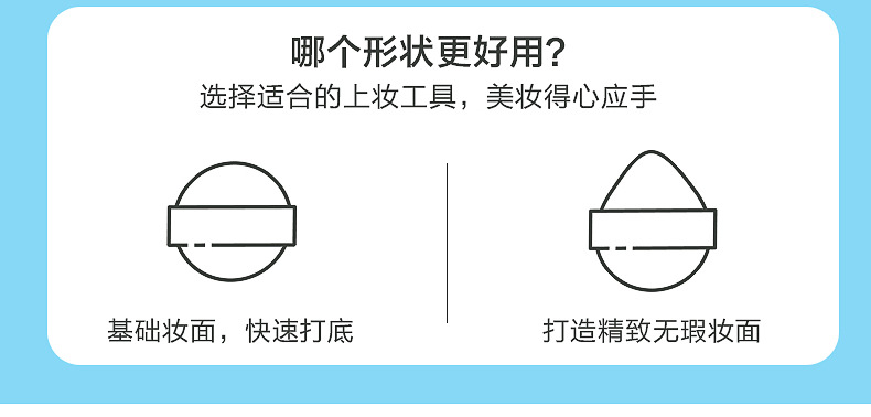 Egg yolk pie powder puff, double-sided hydrophilic, dry and wet dual-purpose, enlarges when exposed to water, BB cream powder puff tool, makeup cushion, sponge, shanilak pic 23