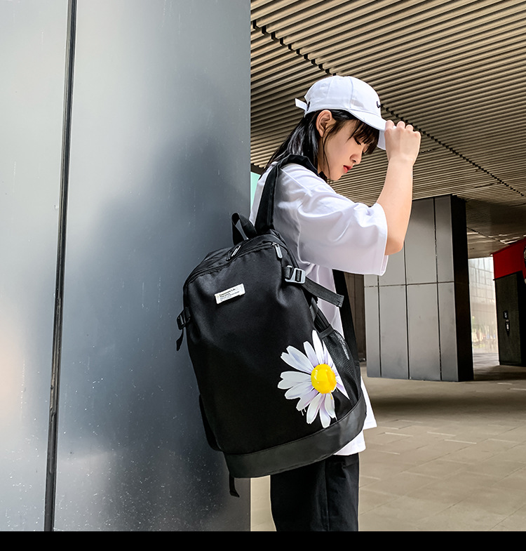 2021 Korean version fashionable couple style cartoon print cool backpack, large-capacity trendy schoolbag for junior and senior high school students pic 28