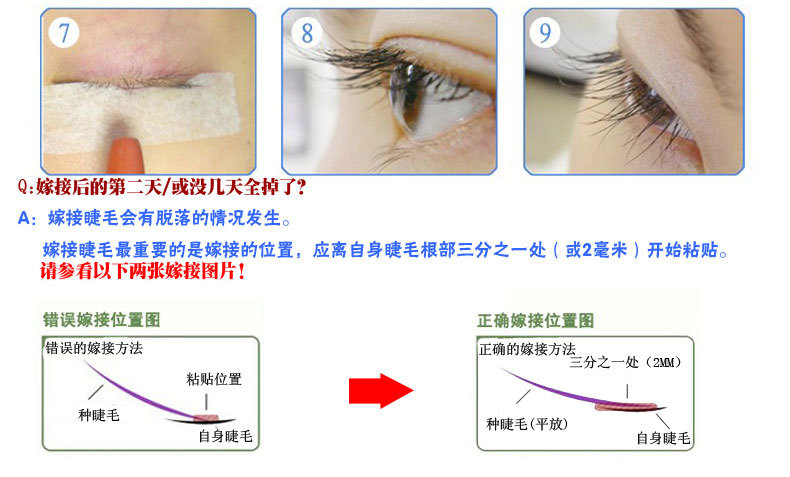 Eyelash extension student five-point positioning eye stickers for eyelash implantation teaching and learning. One bag of ten eye stickers costs 70 pic 14