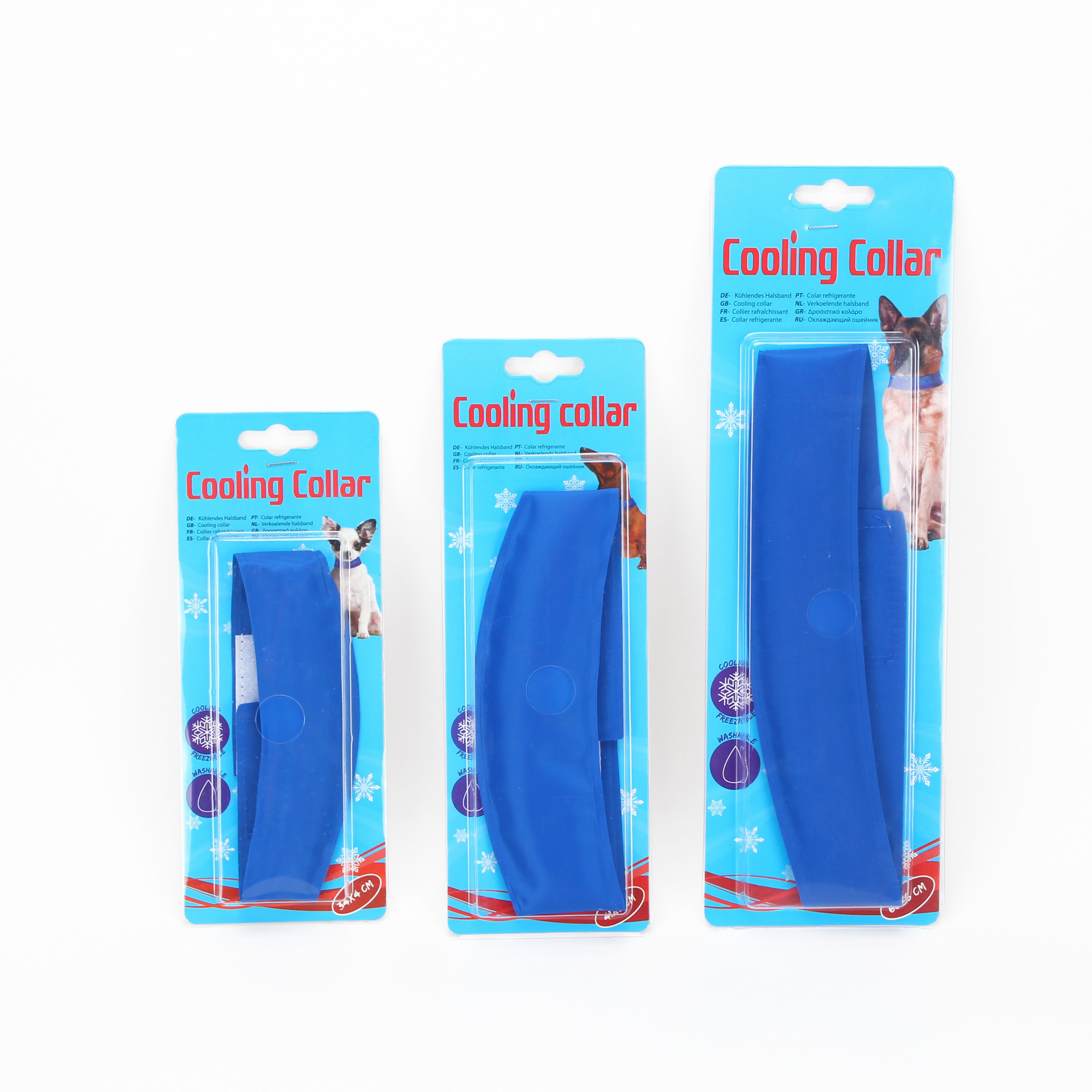 Factory direct sales of summer pet heatstroke prevention collars, dog cooling magic tools, pet ice collars, cat collars, neck collars in stock pic 1