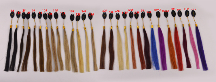 European and American hair extension I tip hair extension rubber head hair extension straight hair #60 blonde pic 10
