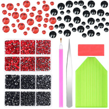 DMC烫钻 热熔胶底贴钻 玻璃平底钻 diy美甲手机壳 饰品配件圆钻详情17