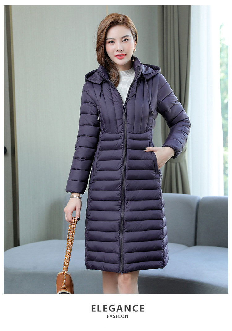 A mid-length cotton-padded jacket for women, 2020 winter new style Korean large-sized slim-fit down cotton-padded jacket, one piece consignment pic 25