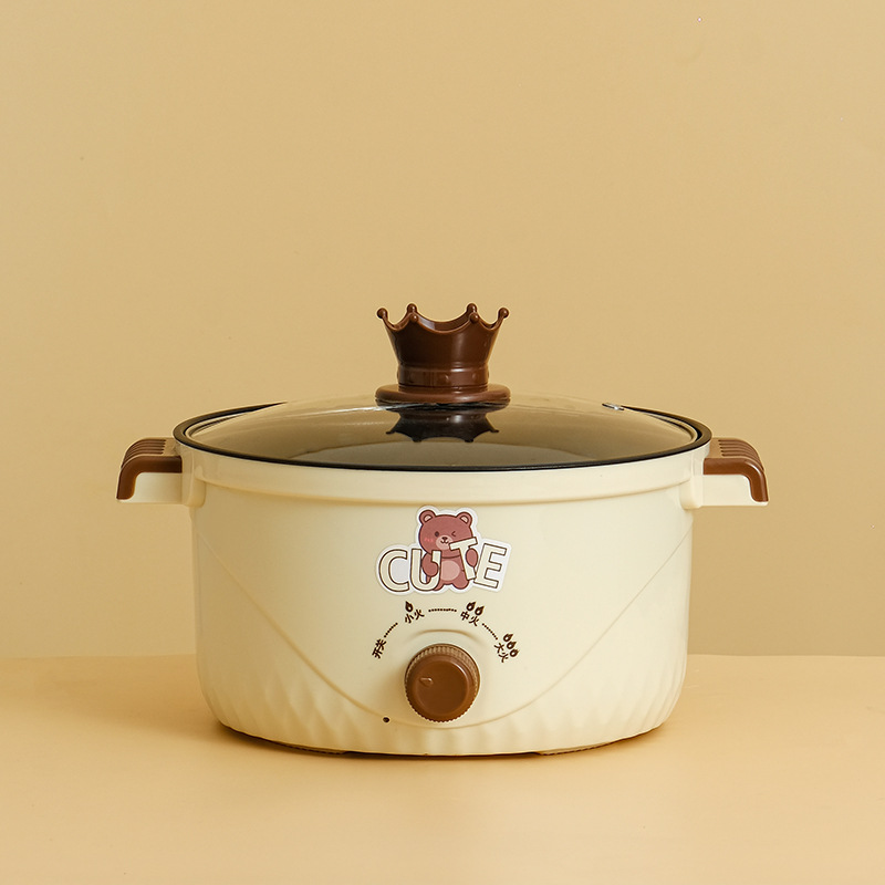 大容量电煮锅多功能电火锅家用电炒锅学生泡面锅伴手礼小礼品电锅详情19