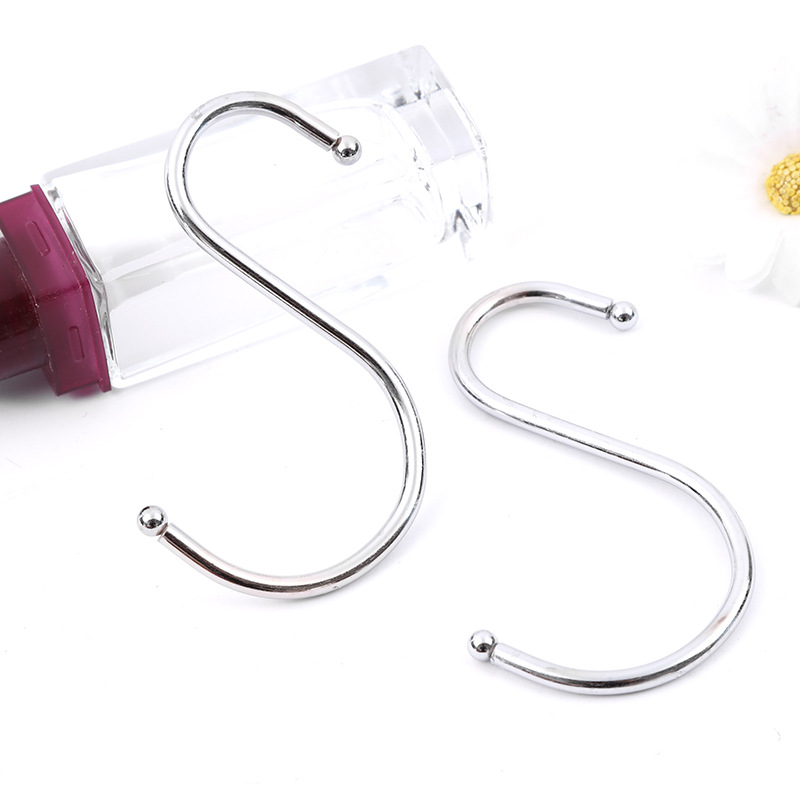 Factory direct sales of new multi-functional S-hook metal hooks, vacuum-formed 4-piece sets, wholesale 2-yuan supply pic 4
