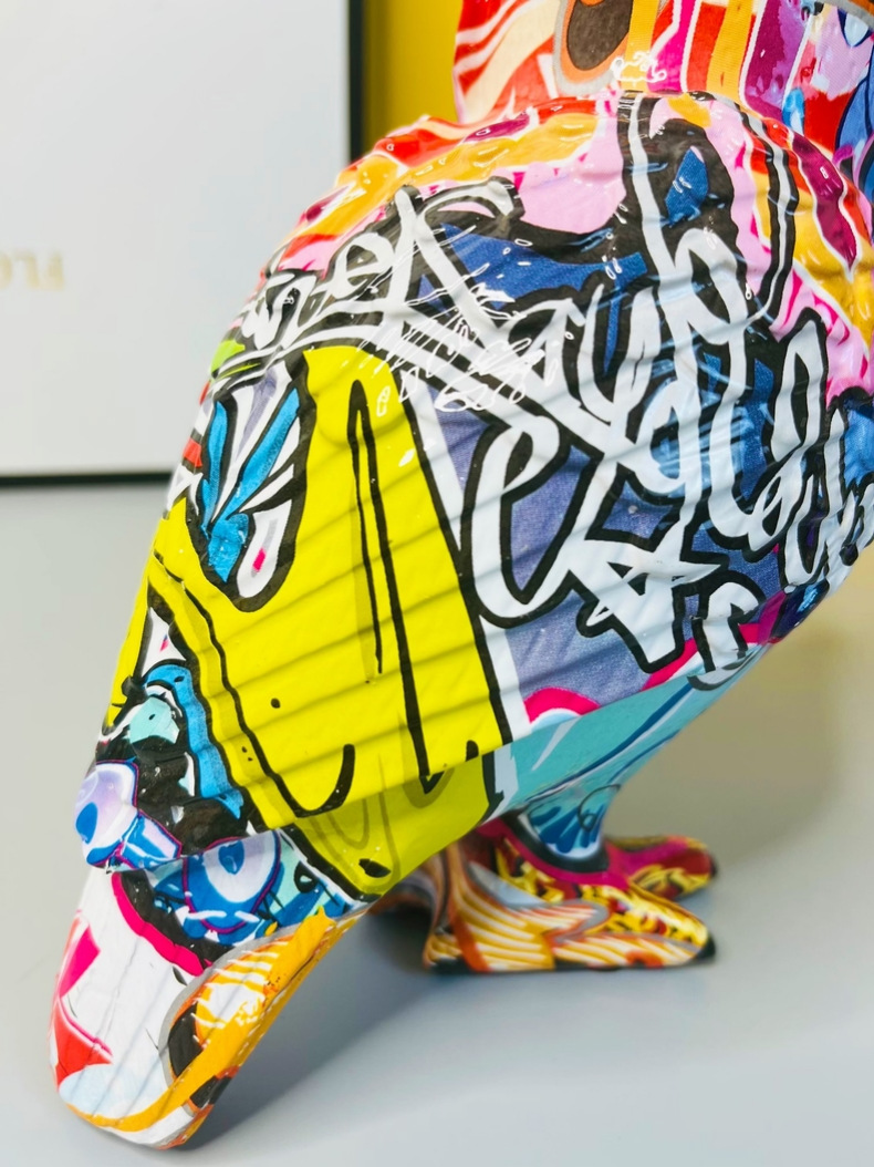 猫头鹰摆件庭院客厅家居电视柜酒柜桌面装饰树脂工艺品家居装饰品详情45