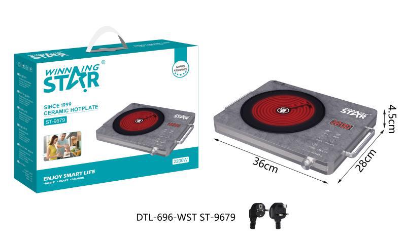 Winning Star Cross-border exclusive home toaster, toast toaster, double-sided breakfast machine, sandwich maker, toaster pic 7