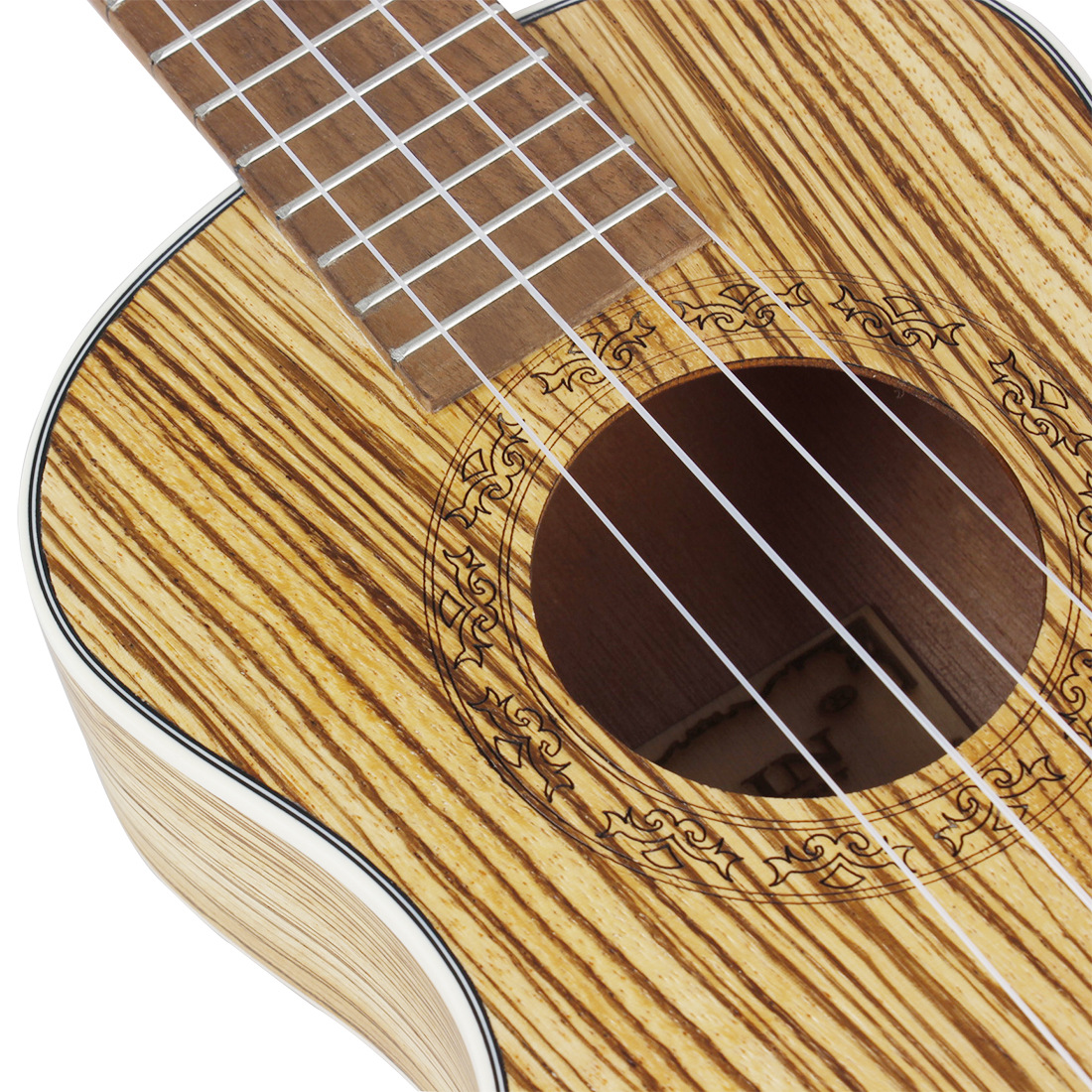 IRIN zebra wood Ukulele, ukulele, Hawaiian 4-string small guitar pic 22