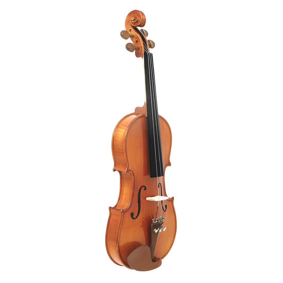 Wholesale handmade maple violin AV-609 natural tiger-patterned jujube wood violin for children and adults 4/4 popular violin pic 15