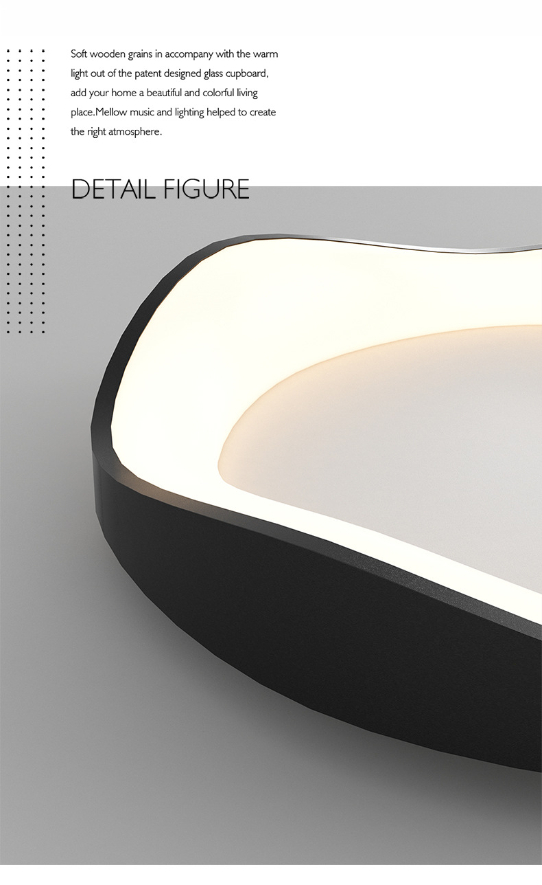 全光谱吸顶灯圆形卧室灯2023新款现代简约设计师网红护眼书房灯具详情3