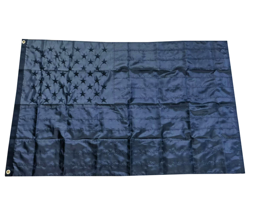 跨境供应 刺绣美国旗绣花全棉葬礼旗各种款式美国旗支持定制详情12