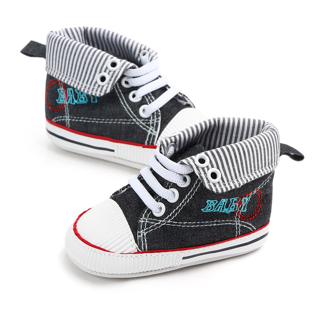 Wholesale flanged baby soft rubber-soled shoes for toddlers, Spring and Autumn New Style 2103 pic 3