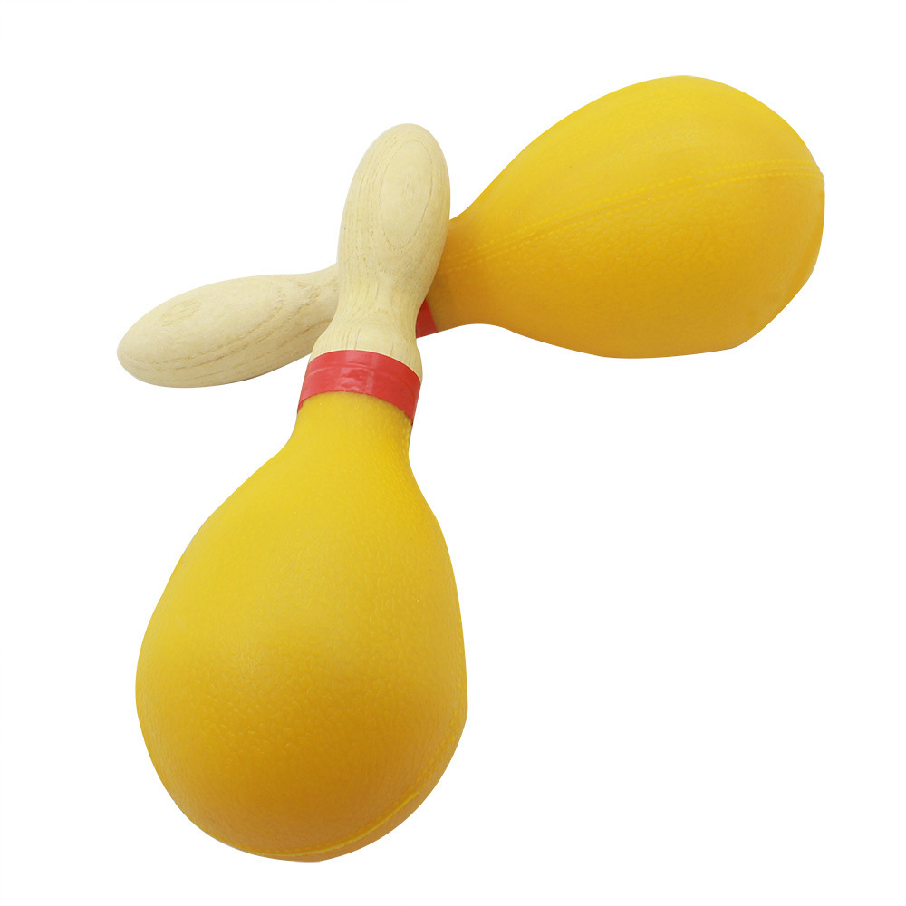 Orff percussion instruments, plastic sand balls, a pair of KTV props, early education teaching AIDS for kindergartens, sand hammer hammers pic 8