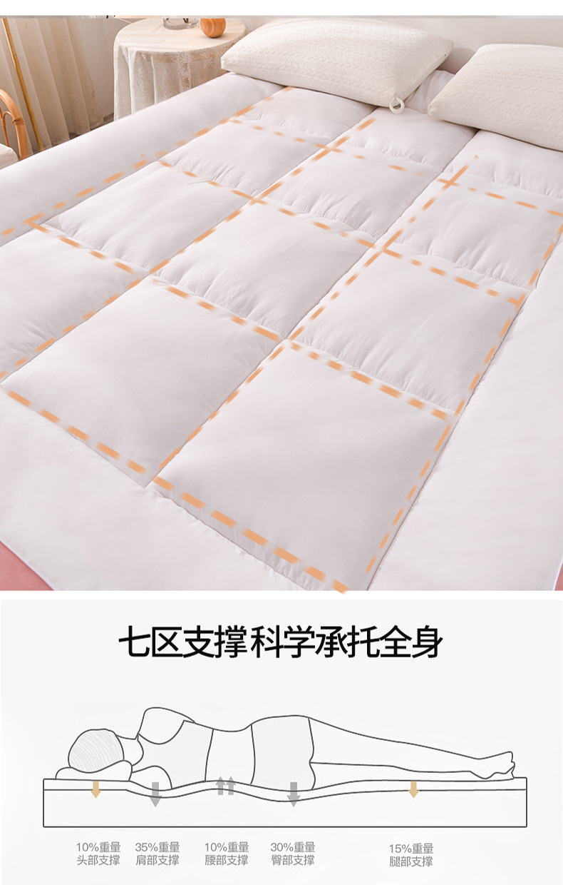 床垫软垫家用学生宿舍床褥子单人双人榻榻米加厚夏季垫被租房专用详情12