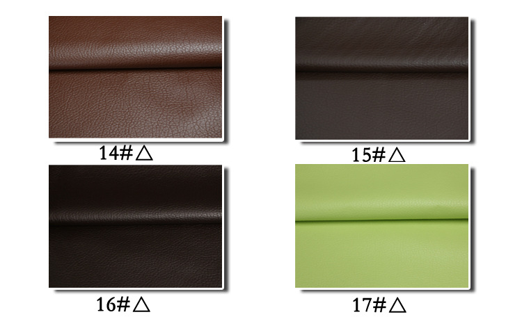 Factory stock: Textured base PU large lychee pattern leather fabric, bedside soft packaging decorative leather seat cushion sofa artificial leather pic 11