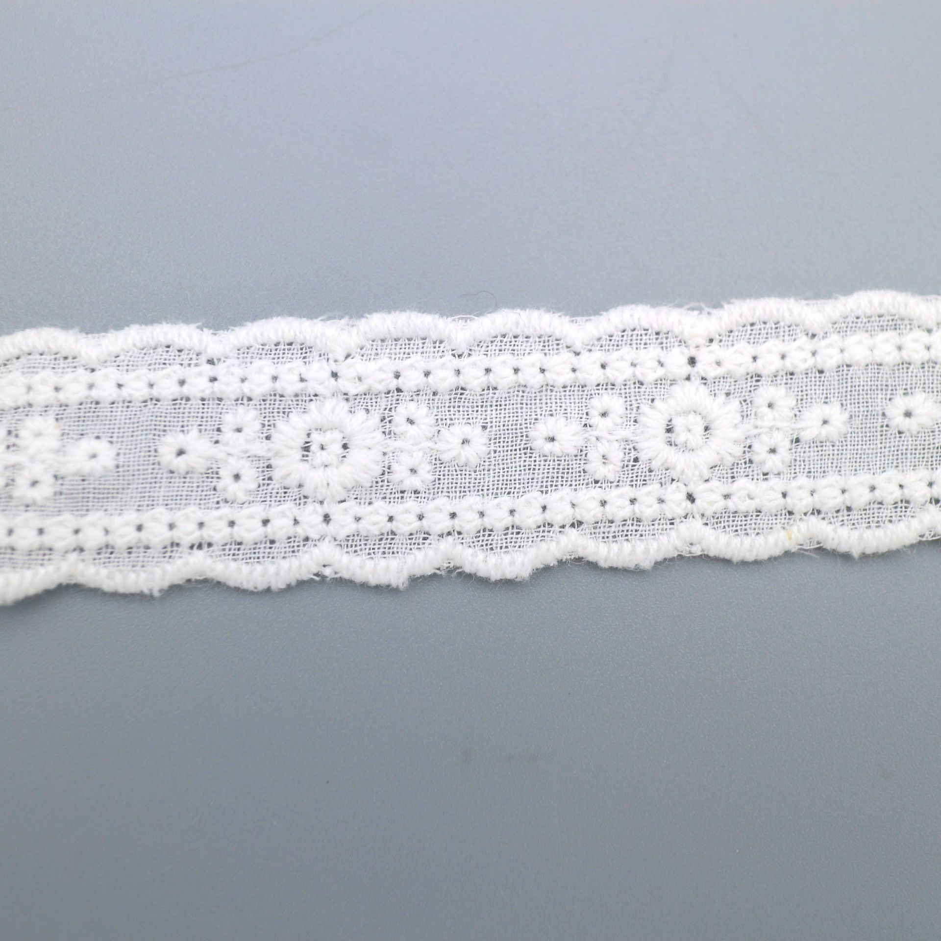 棉布条码 厂家现货2cm刺绣花边 童装裙摆衣帽辅料服装制衣材料详情7